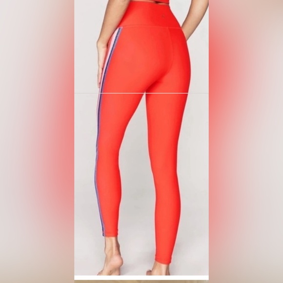 Spiritual Gangster Red Rainbow Stripe High Waist Size Small - Picture 2 of 7